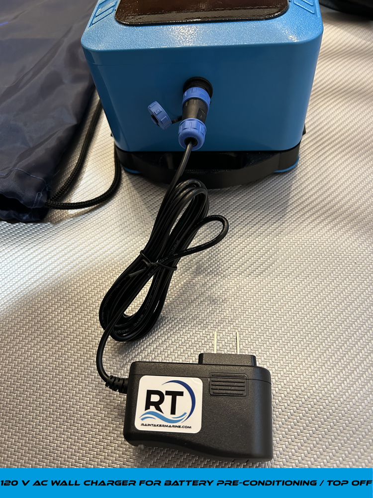 Raintaker™ PRO Solar Bilge Pump for Dinghies, Whalers, Zodiacs, Wooden boats (Fresh + Saltwater Use)