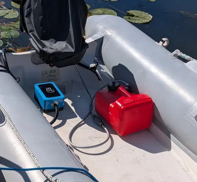 Raintaker™ PRO Solar Bilge Pump for Dinghies, Whalers, Zodiacs, Wooden boats (Fresh + Saltwater Use)