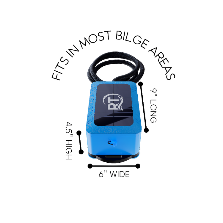 RAINTAKER PRO SOLAR BILGE / COVER PUMP (FRESH + SALT WATER USE)