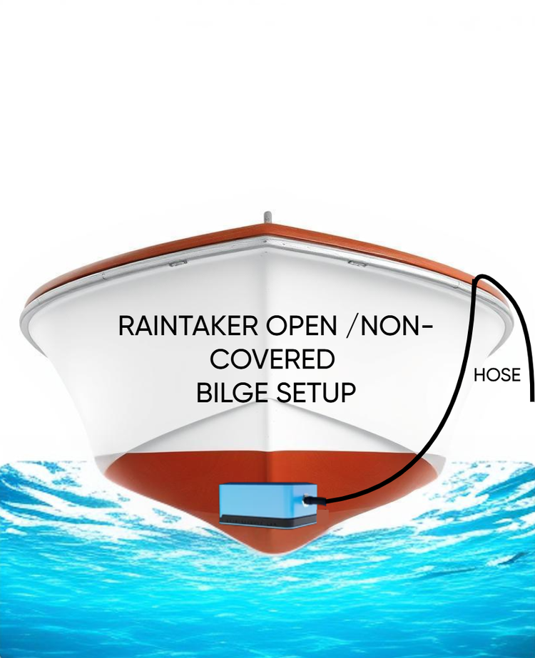 RAINTAKER PRO SOLAR BILGE / COVER PUMP (FRESH + SALT WATER USE)