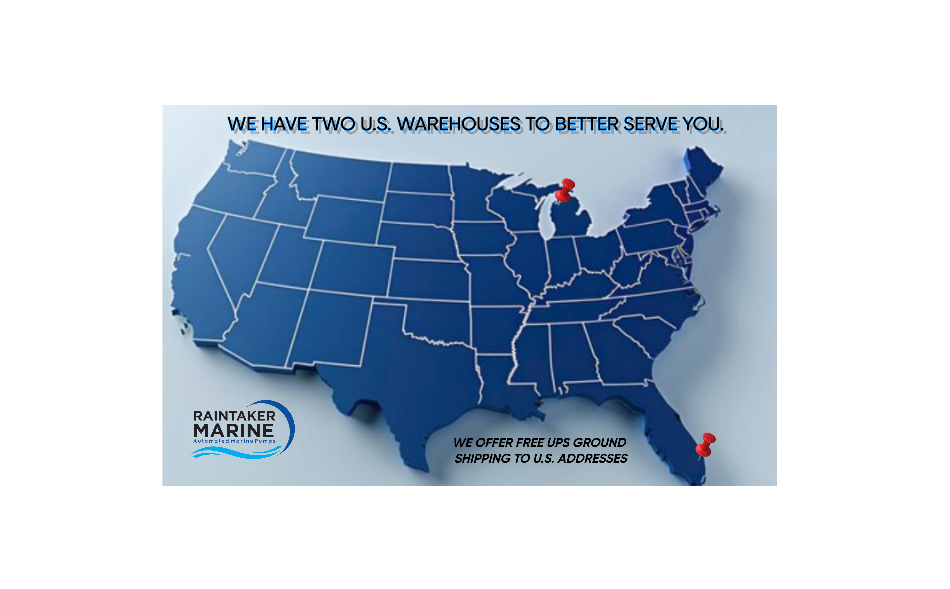 RAINTAKER PRO SOLAR BILGE / COVER PUMP (FRESH + SALT WATER USE)